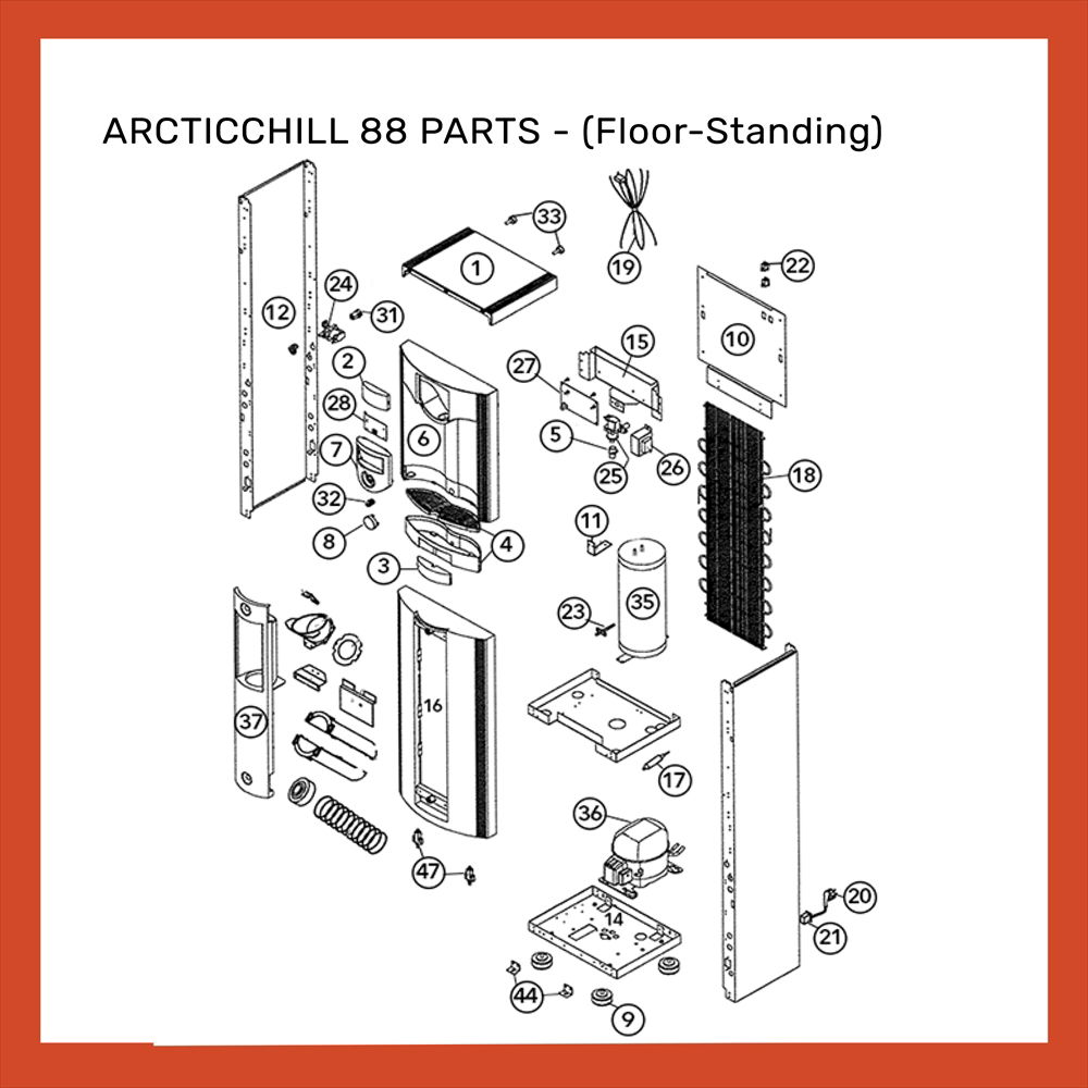 ARCTICCHILL 88 - FLOORSTANDING PARTS