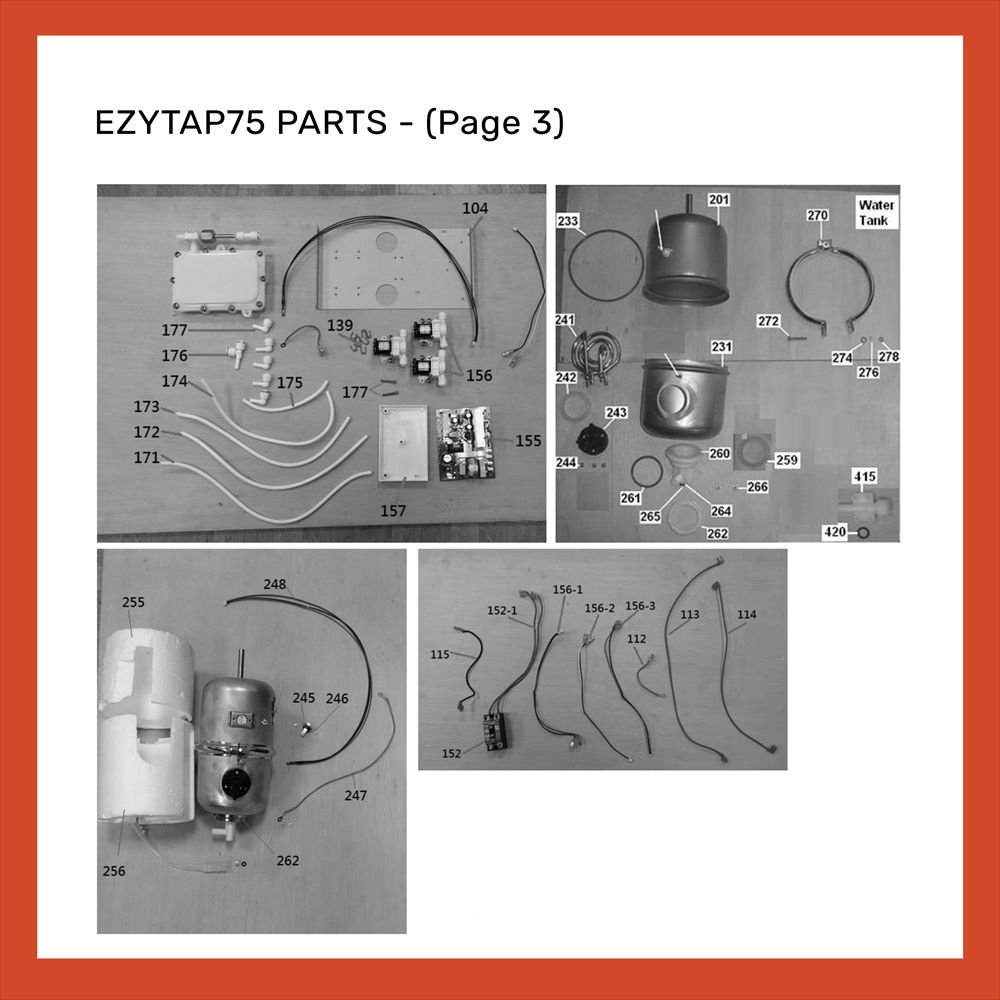 EZYTAP75  PARTS 