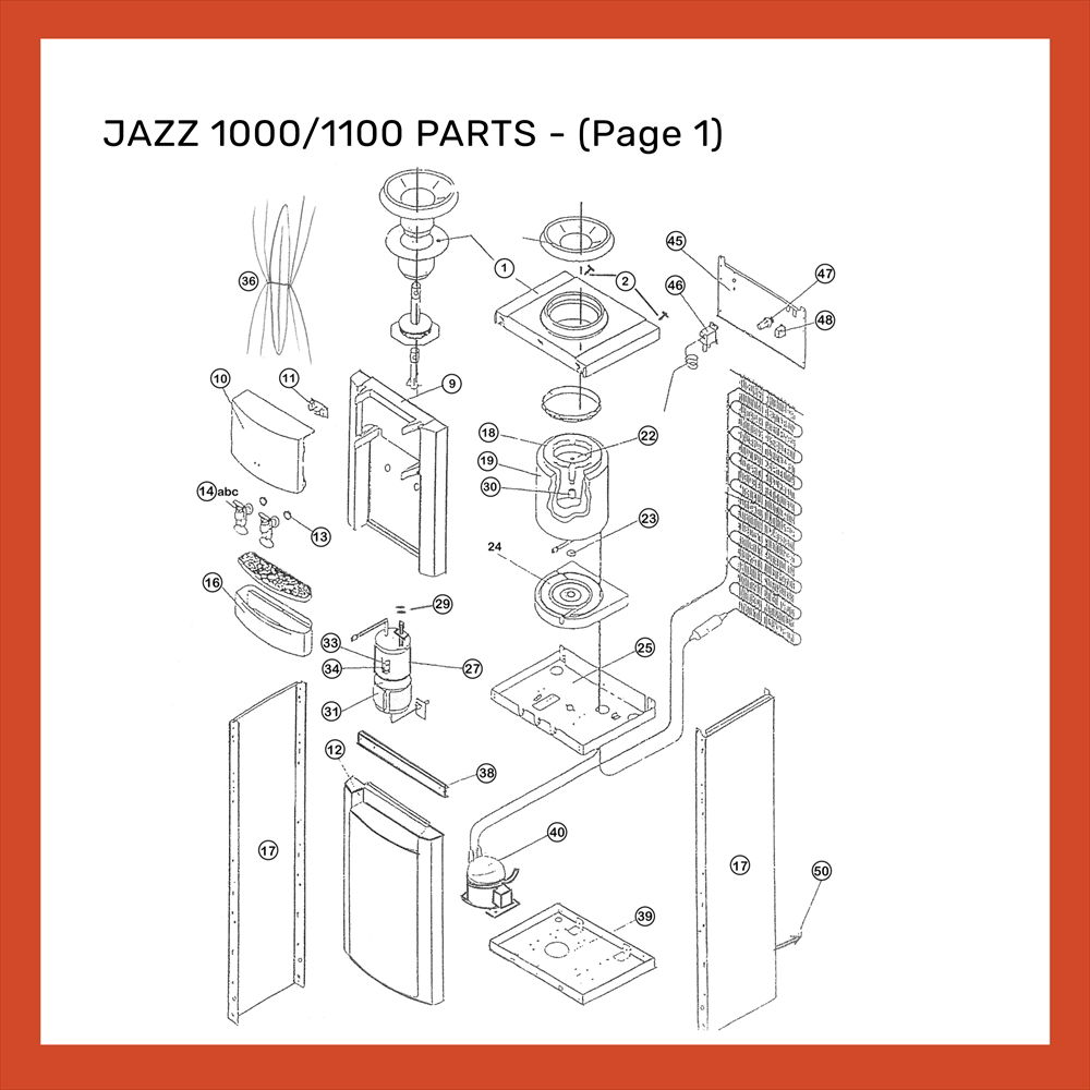 JAZZ 1000 1100 PAGE 1 PARTS 