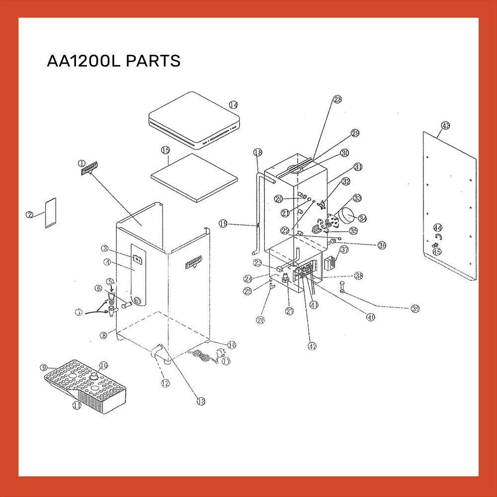 1200L BOILER PARTS 