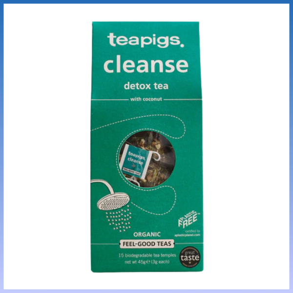 Teapigs Cleanse Tea (15 Biodegradable Silk Temples)